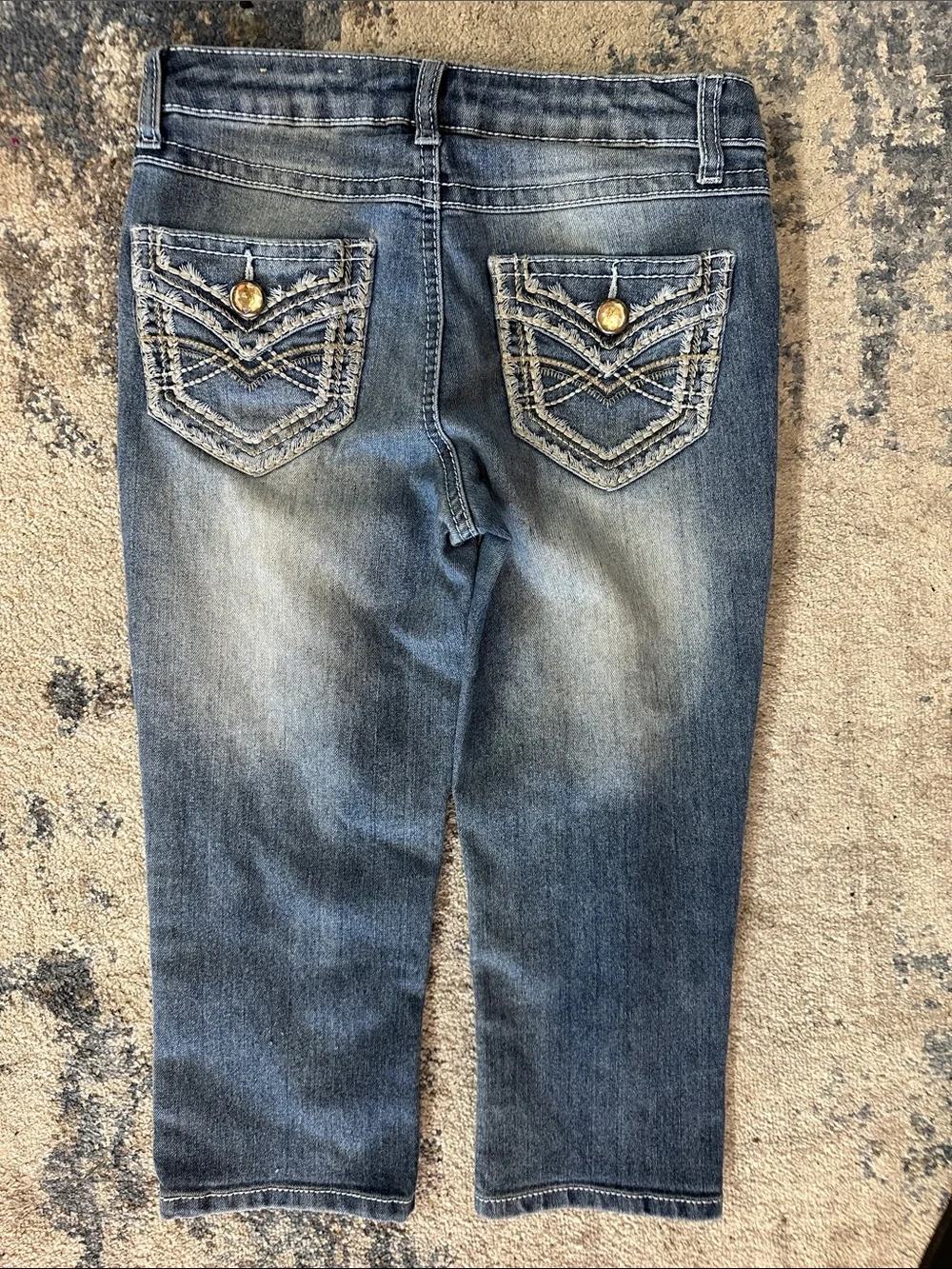 Mudd Girls Blue Washed Denim Jeans